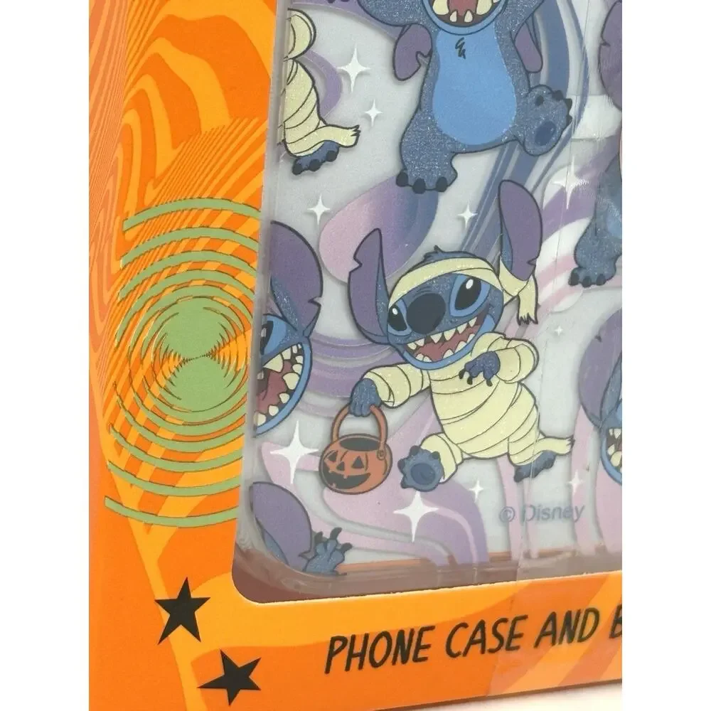 Disney Stitch Halloween Skinnydip iPhone 16 Pro Max Hard Case Beaded Strap NIP